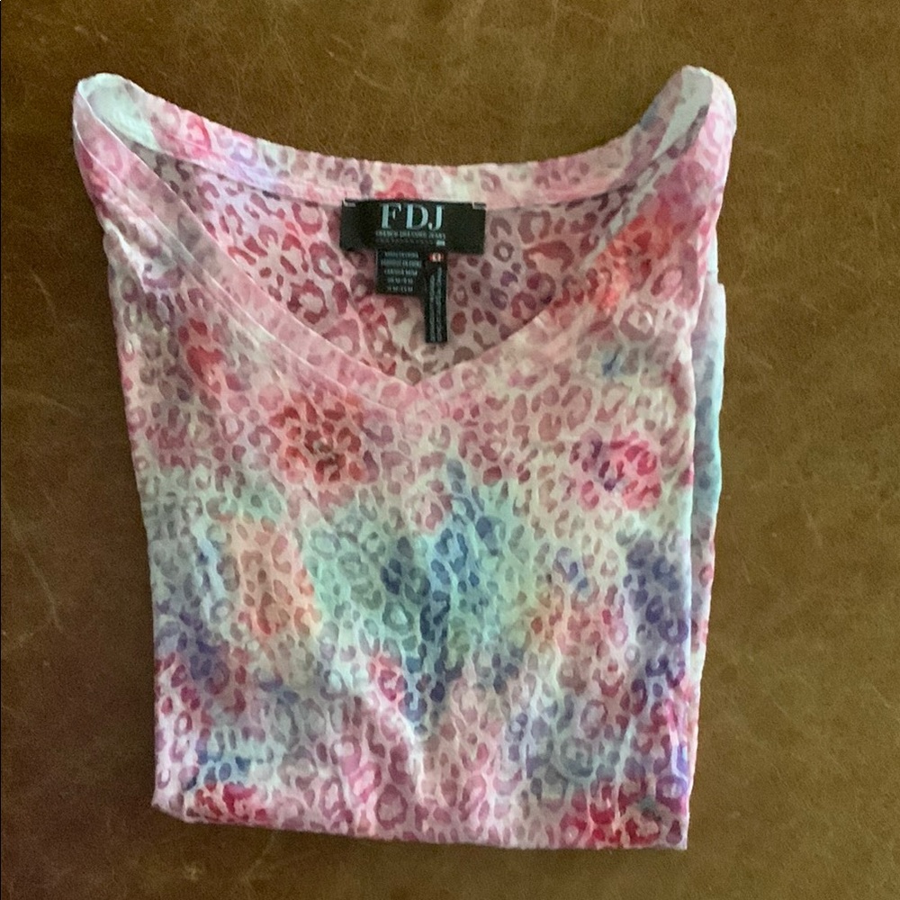 Dreamy Pink and Blue Short Sleeve Tee